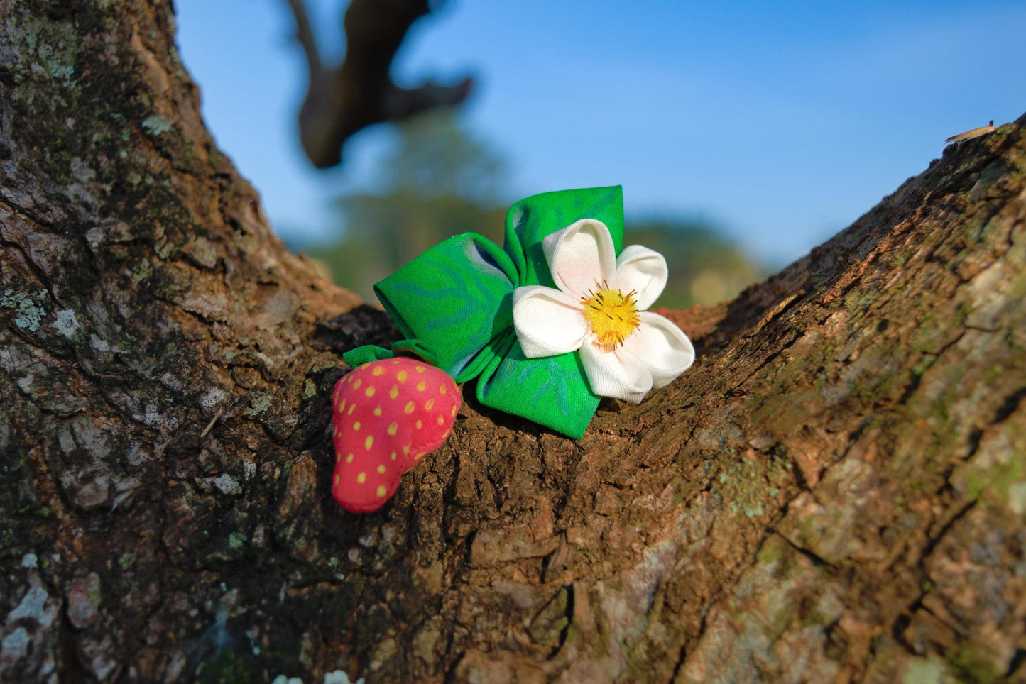 Enchanted Strawberry: Do Not Eat (Strawberry scented hair clip)