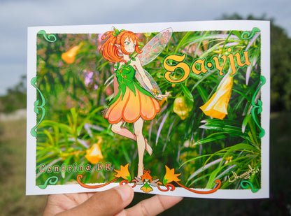 Tea & Petals Codex ~ Fairy Art Print/Postcard Set (2 pcs)