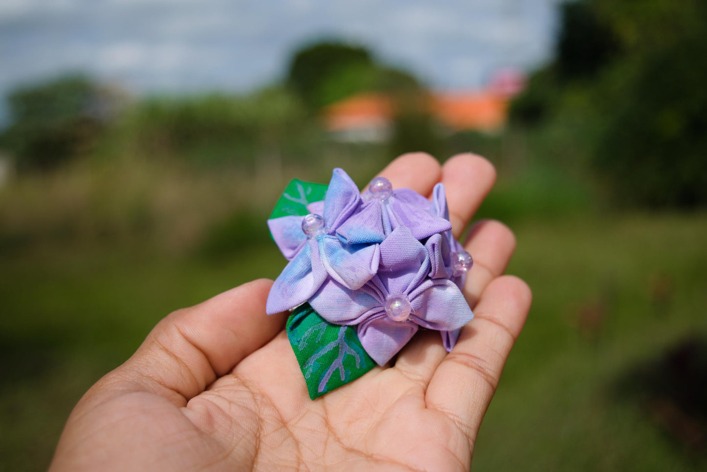 Hydrangea Whispers Hairclip