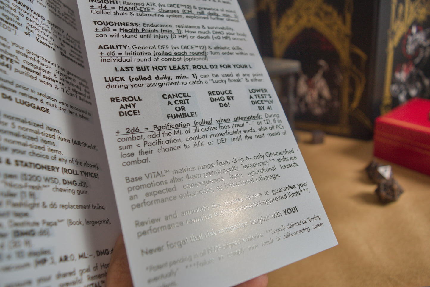 Sheltered! A Post-Disaster Brochure TTRPG ~ Compatible with MÖRK BORG