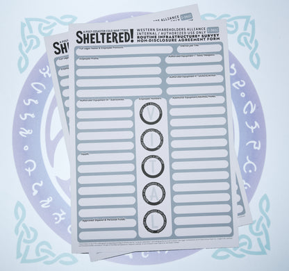 Sheltered! A Post-Disaster Brochure TTRPG ~ Compatible with MÖRK BORG