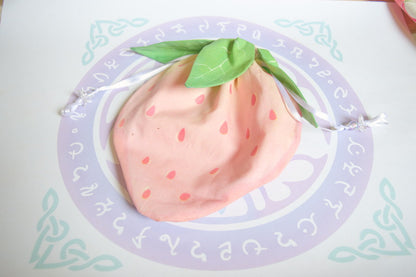 Strawberry Drawstring Bags