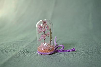 Real Bottled Flowers ~ Small cloche bell