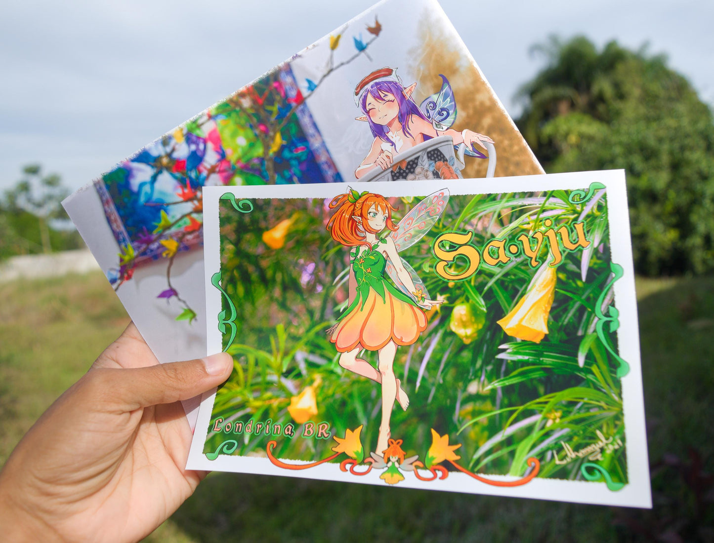 Tea & Petals Codex ~ Fairy Art Print/Postcard Set (2 pcs)