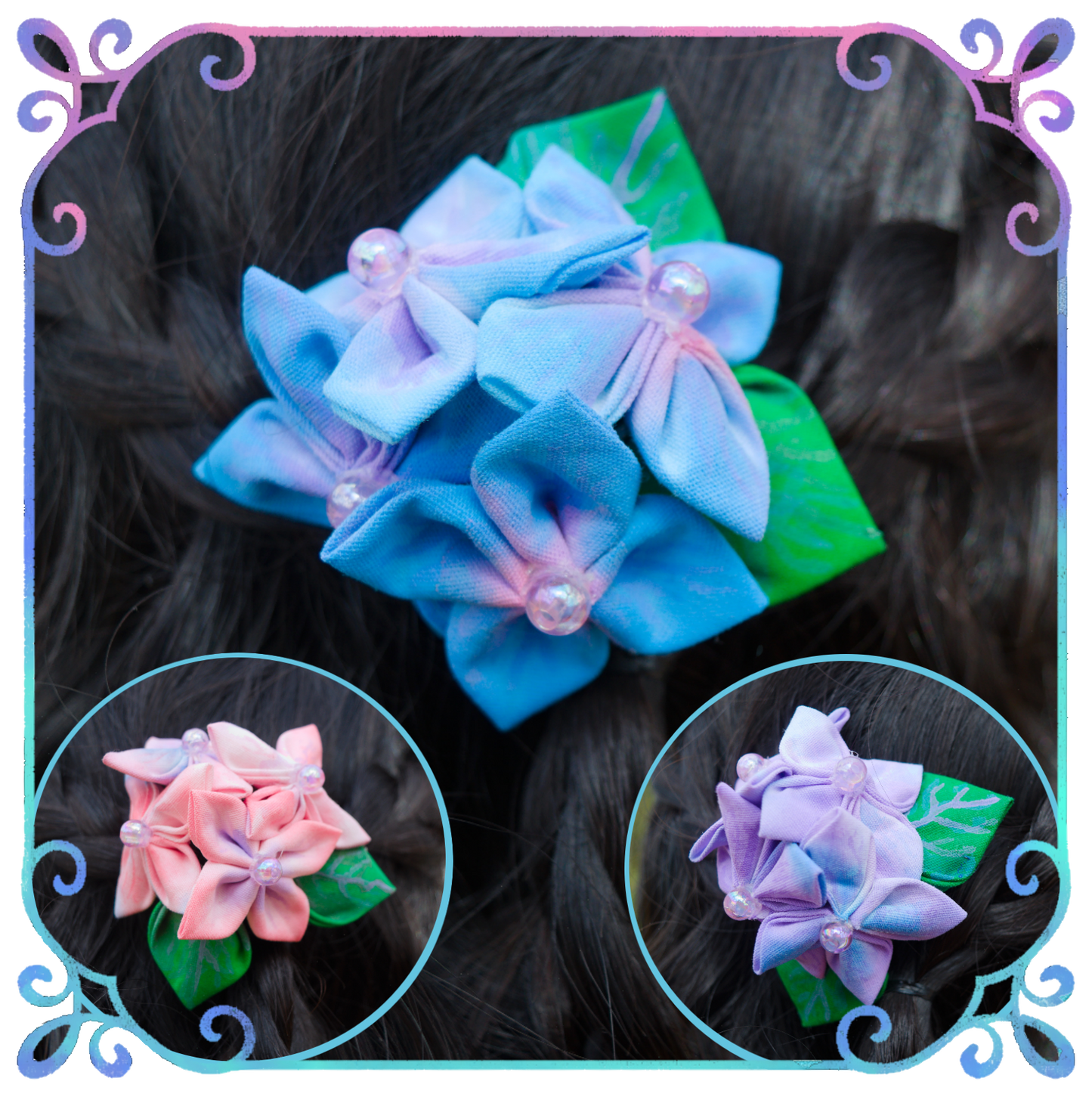 Hydrangea Whispers Hairclip