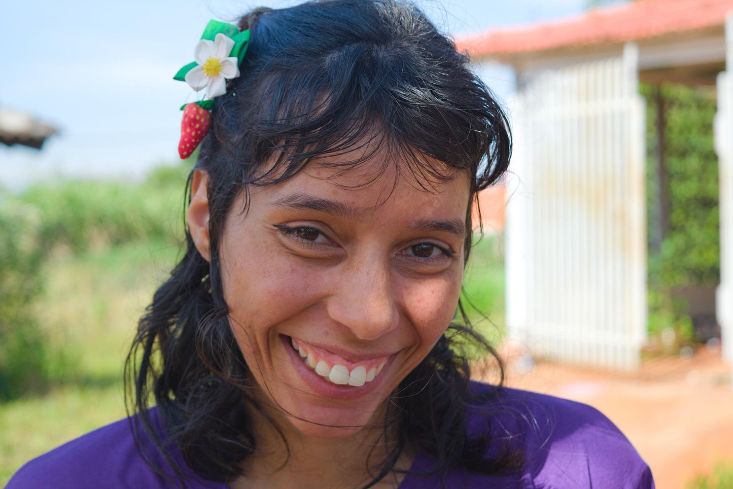 Enchanted Strawberry: Do Not Eat (Strawberry scented hair clip)