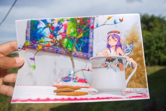 Tea & Petals Codex ~ Fairy Art Print/Postcard Set (2 pcs)