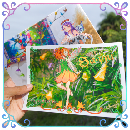 Tea & Petals Codex ~ Fairy Art Print/Postcard Set (2 pcs)